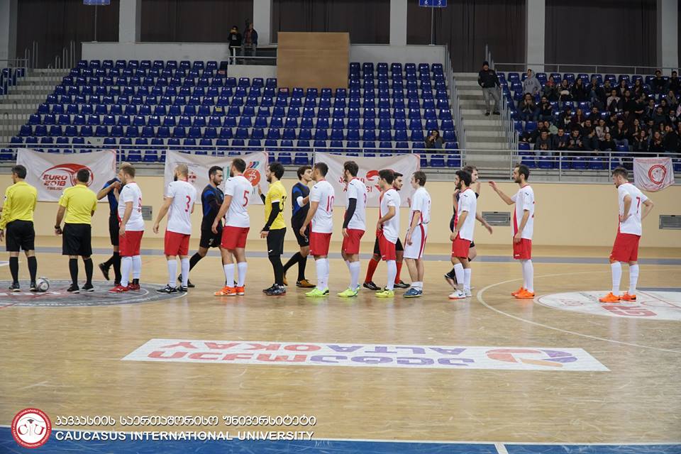  კსუ-ს ფუტსალის გუნდი, შავი ზღვის საერთაშორისო უნივერსიტეტის გუნდს შეხვდა