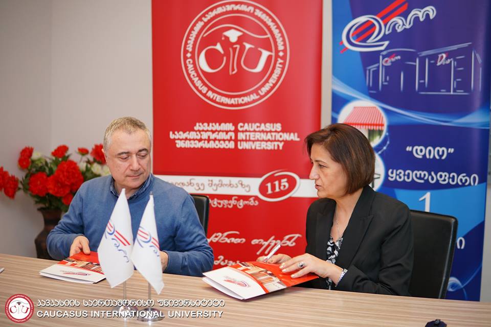  Memorandum of Mutual Collaboration Was Signed Between Caucasus International University and Company Dio