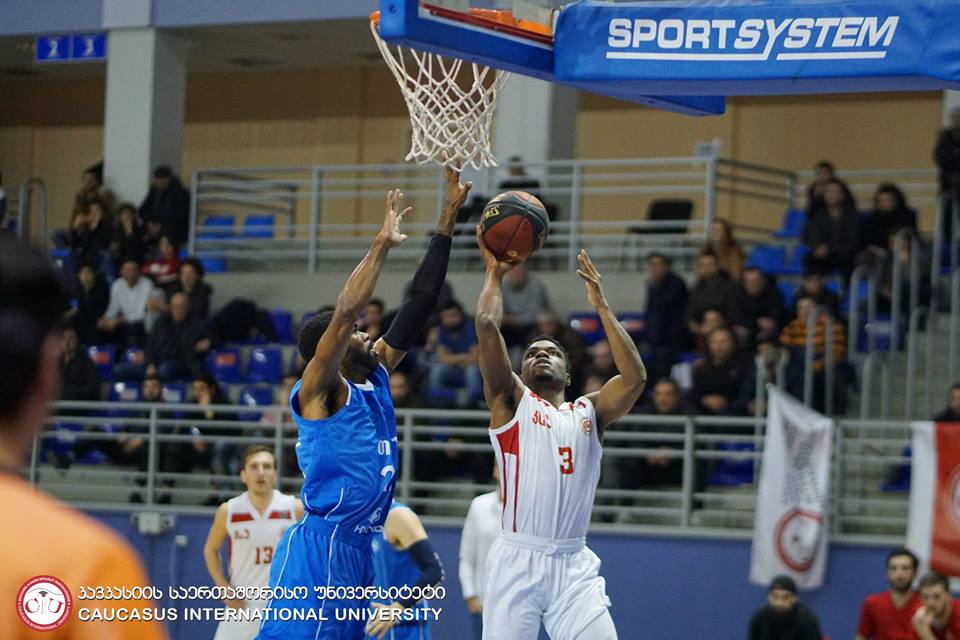 Caucasus International University Basketball Team Drew Against TSU Hyundai at the Cup