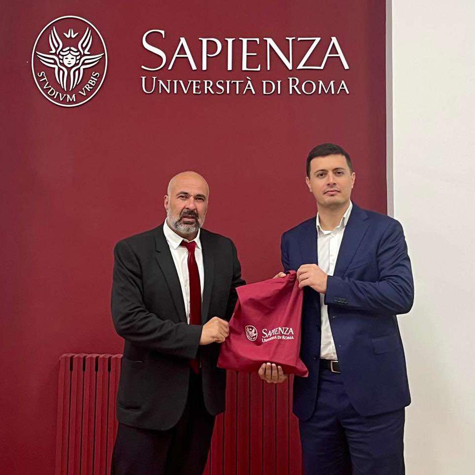 CIU Professor, Zaza Tsotniashvili Delivers Lectures at Sapienza University of Rome within the Framework of ERASMUS+ Grant