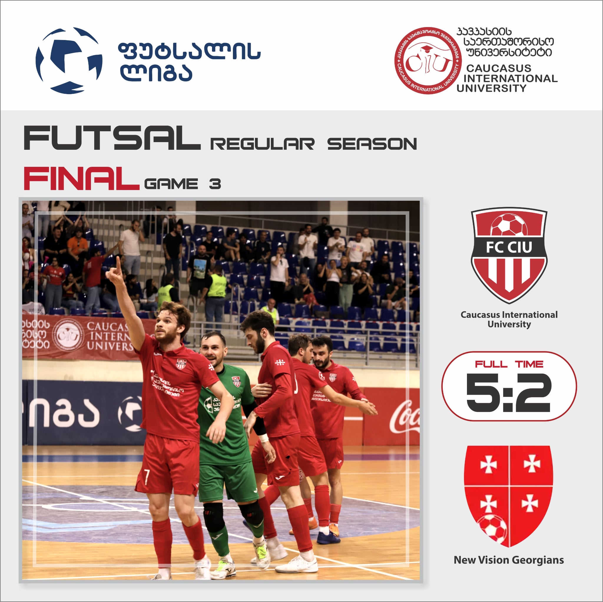 CIU Futsal Team Is Just One Win Away from Securing the Gold Medal and Claiming Second Championship Title