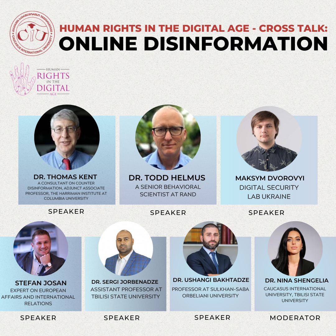 Cross Talk was Held on the Topic: Human Rights in the Digital Age – Online Disinformation by the Initiative of CIU