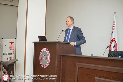  The Ambassador of Lithuania to Georgia Conducted a Public Lecture