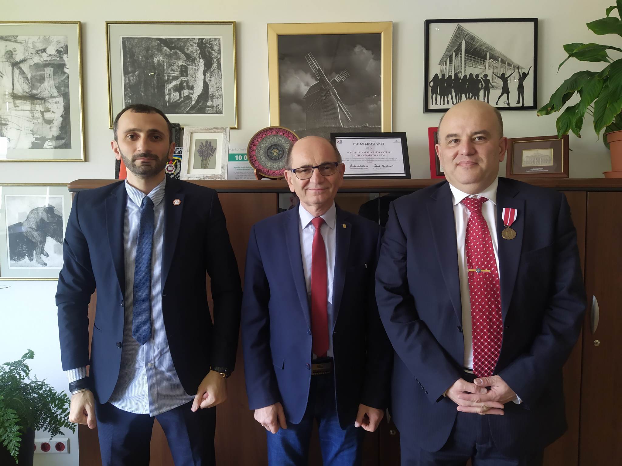 Vakhtang Maisaia and Alika Gechua Paid a Visit to Poland